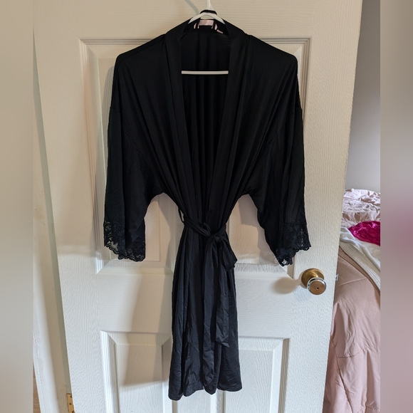 Silky Kimono La Vie En Rose - M - Picture 1 of 7